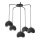 Lampadario a cavo SOOL 5xE27/15W/230V nero