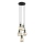 Lampadario a cavo SOPHIA 5xE14/10W/230V nero/verde/beige fumé