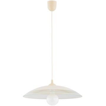 Lampadario a cavo SOTI 1xE27/15W/230V crema