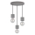Lampadario a cavo STRONG 3xE27/60W/230V cemento