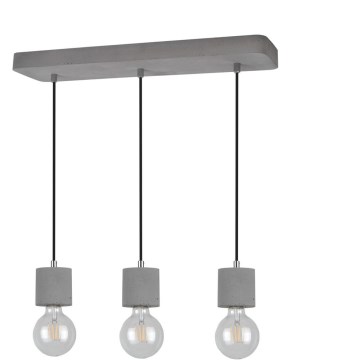 Lampadario a cavo STRONG 3xE27/60W/230V cemento