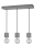 Lampadario a cavo STRONG 3xE27/60W/230V cemento