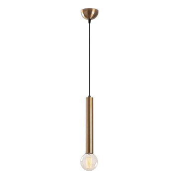 Lampadario a cavo TEMPO 1xE27/40W/230V, finitura dorata