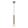 Lampadario a cavo TEMPO 1xE27/40W/230V, finitura dorata