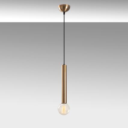 Lampadario a cavo TEMPO 1xE27/40W/230V, finitura dorata