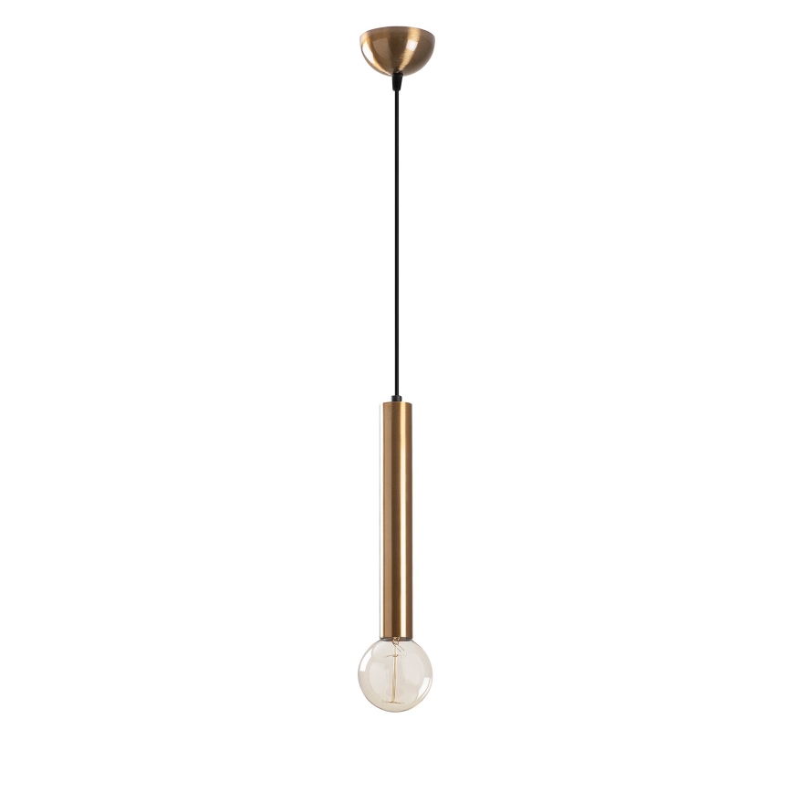 Lampadario a cavo TEMPO 1xE27/40W/230V, finitura dorata