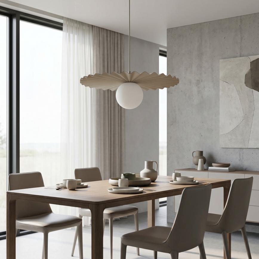 Lampadario a cavo UMBRA 1xG9/8W/230V beige