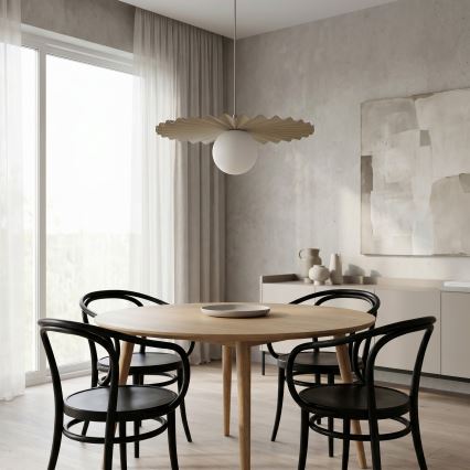 Lampadario a cavo UMBRA 1xG9/8W/230V beige