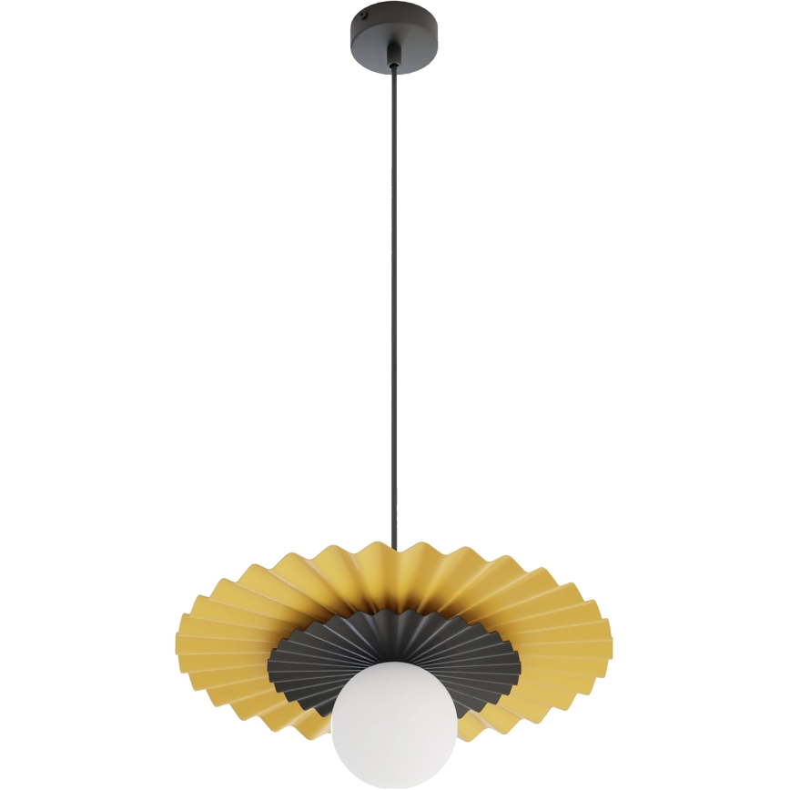 Lampadario a cavo UMBRA 1xG9/8W/230V nero/arancione