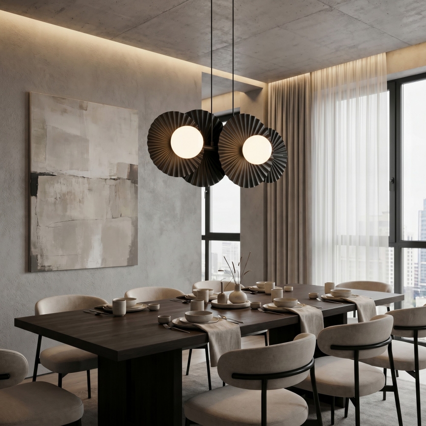 Lampadario a cavo UMBRA 4xG9/8W/230V nero