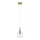 Lampadario a cavo VELARE 1xE27/15W/230V oro/trasparente