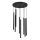 Lampadario a cavo YORU 8xG9/8W/230V nero