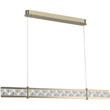 Lampadario a cristalli LED dimmerabile sospeso a cavo ENRIQUE LED/20W//230V 3000-6000K + telecomando