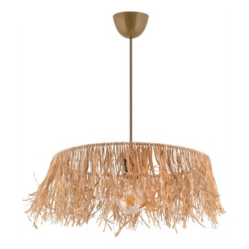 Lampadario a filo MARISKA 1xE27/40W/230V rafia