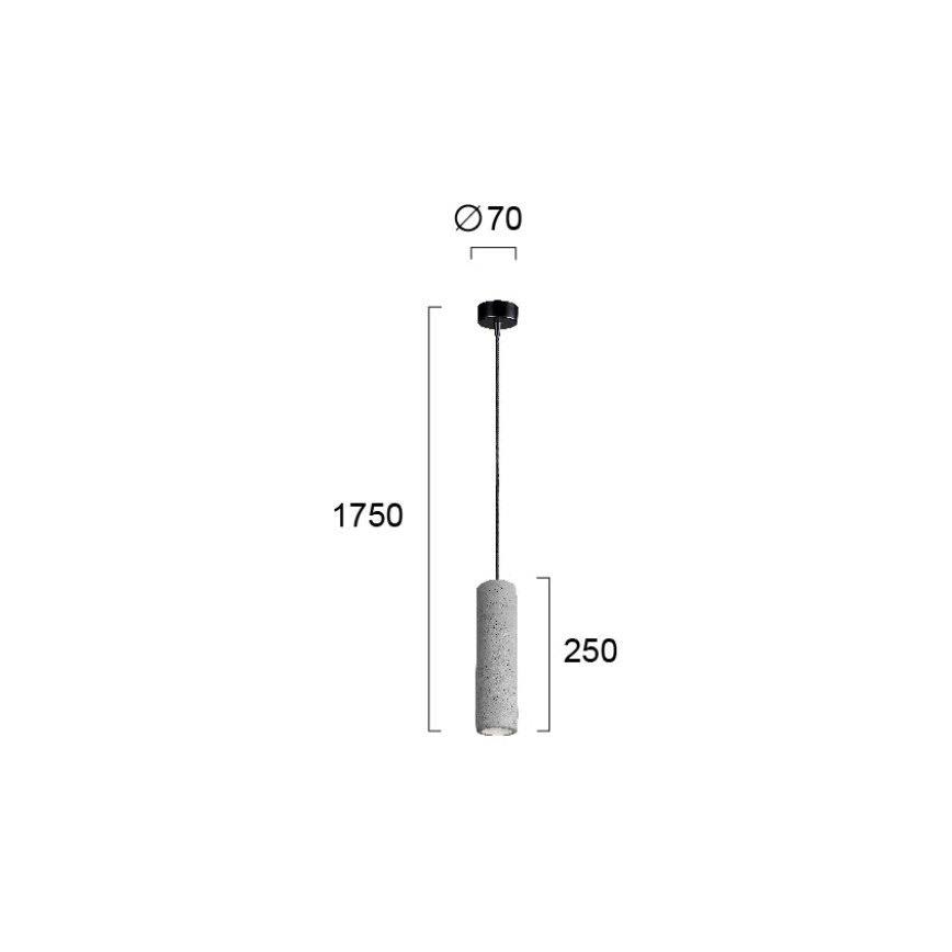 Lampadario a filo PHENIX 1xGU10/25W/230V