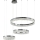 Lampadario a LED dimmerabile in cristallo su cavo THALIA LED/120W/230V 3000-6000K + telecomando