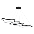 Lampadario a LED sospeso DUPLE ARTISAN LED/80W/230V 6500K nero
