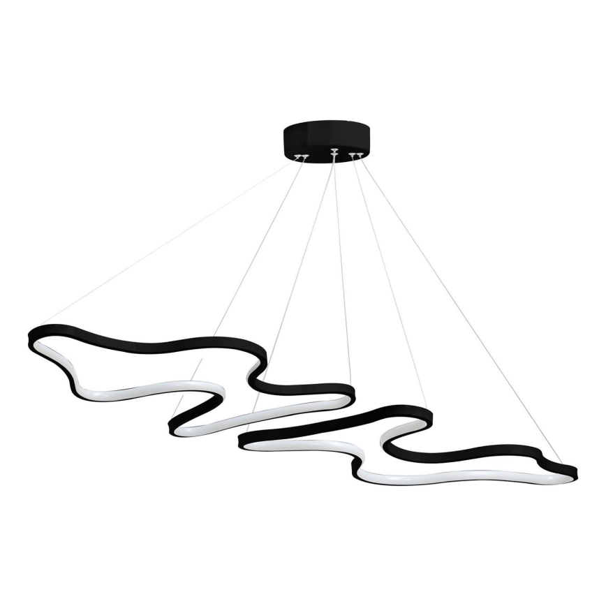 Lampadario a LED sospeso DUPLE ARTISAN LED/80W/230V 6500K nero