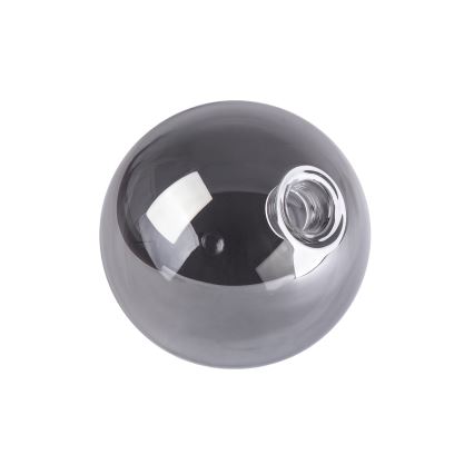 Lampadario a montaggio superficiale OBSIDIAN 6xG9/10W/230V nero/grigio fumé