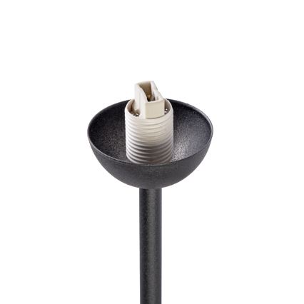 Lampadario a montaggio superficiale OBSIDIAN 6xG9/10W/230V nero/grigio fumé