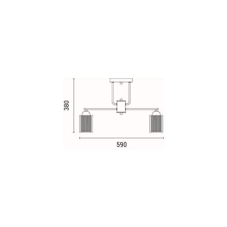 Lampadario a plafone 5xE27/60W/230V