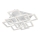 Lampadario a plafone 9xLED/20W/230V bianco