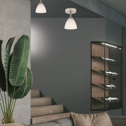 Lampadario a plafone ADRIANO 1xE27/60W/230V faggio