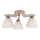 Lampadario a plafone ADRIANO 3xE27/60W/230V faggio