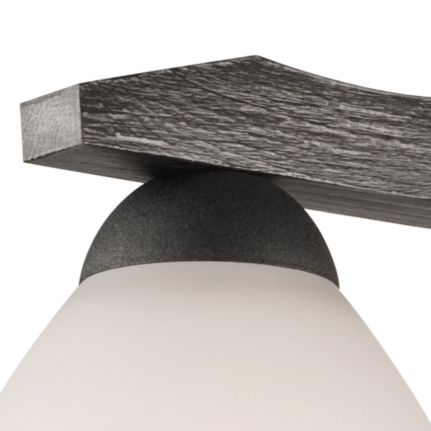 Lampadario a plafone ADRIANO 3xE27/60W/230V faggio