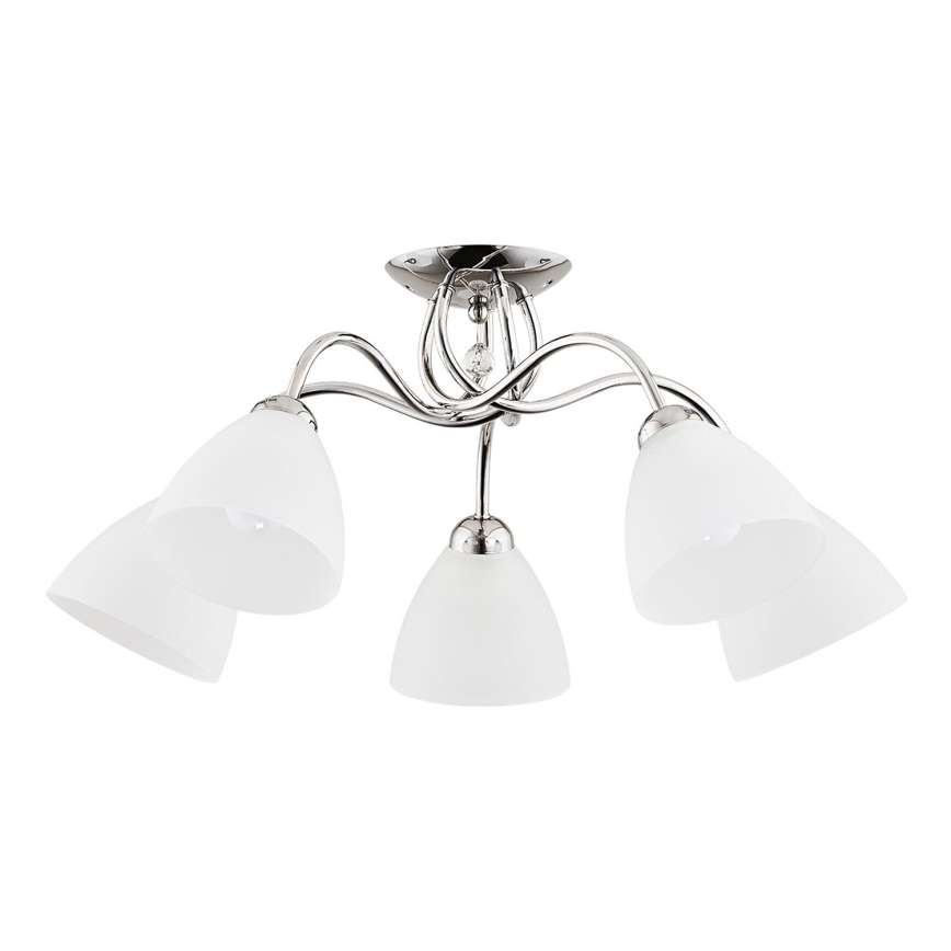 Lampadario a plafone AMARILLO 5xE27/15W/230V cromo lucido