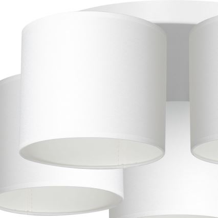 Lampadario a plafone ARDEN 5xE27/60W/230V bianco