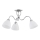 Lampadario a plafone ARIEL 3xE27/15W/230V cromo lucido