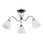 Lampadario a plafone ARIEL 3xE27/15W/230V grigio