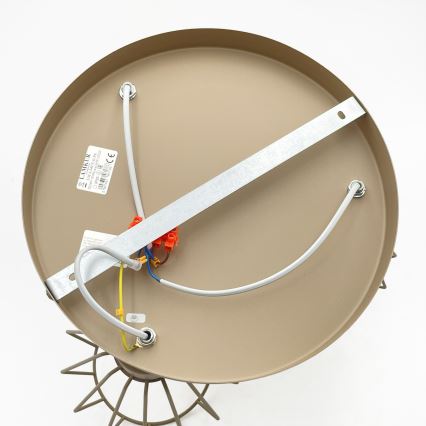 Lampadario a plafone AUDREY 3xE27/15W/230V beige