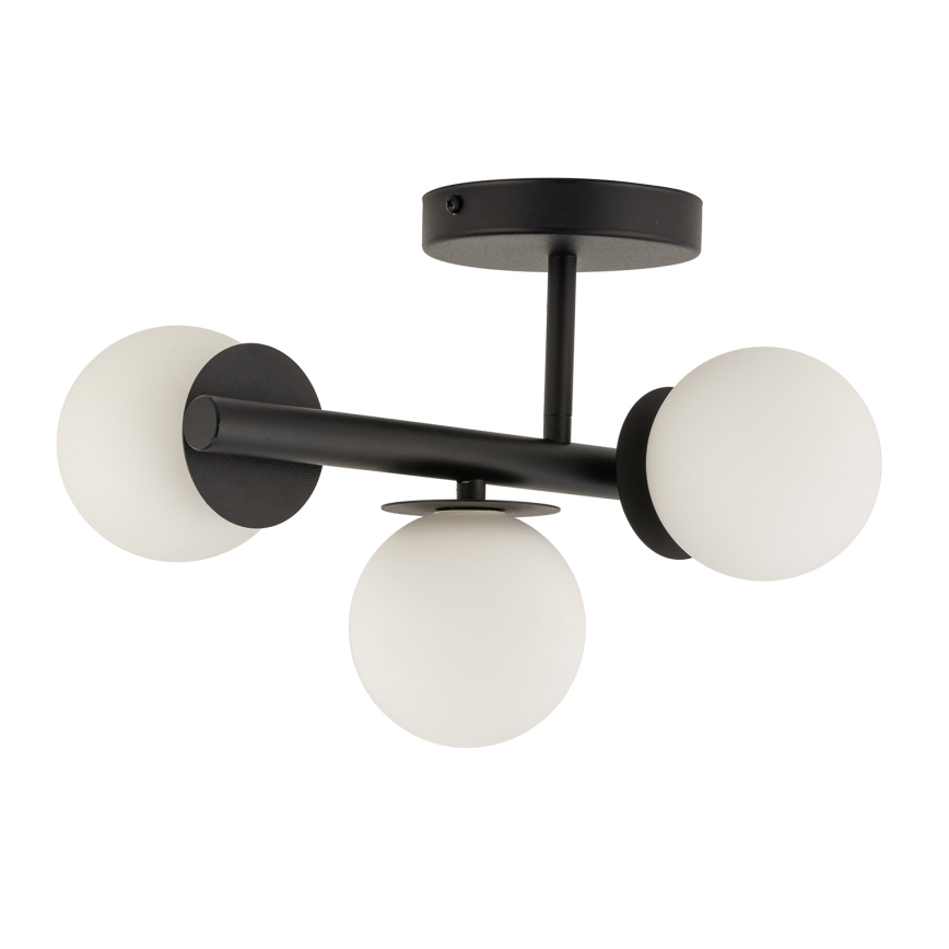 Lampadario a plafone AVOLA 3xG9/12W/230V nero