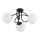 Lampadario a plafone BANKO 3xE14/10W/230V nero