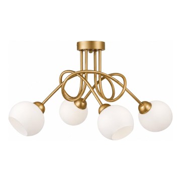 Lampadario a plafone BAROC 4xE14/40W/230V dorato