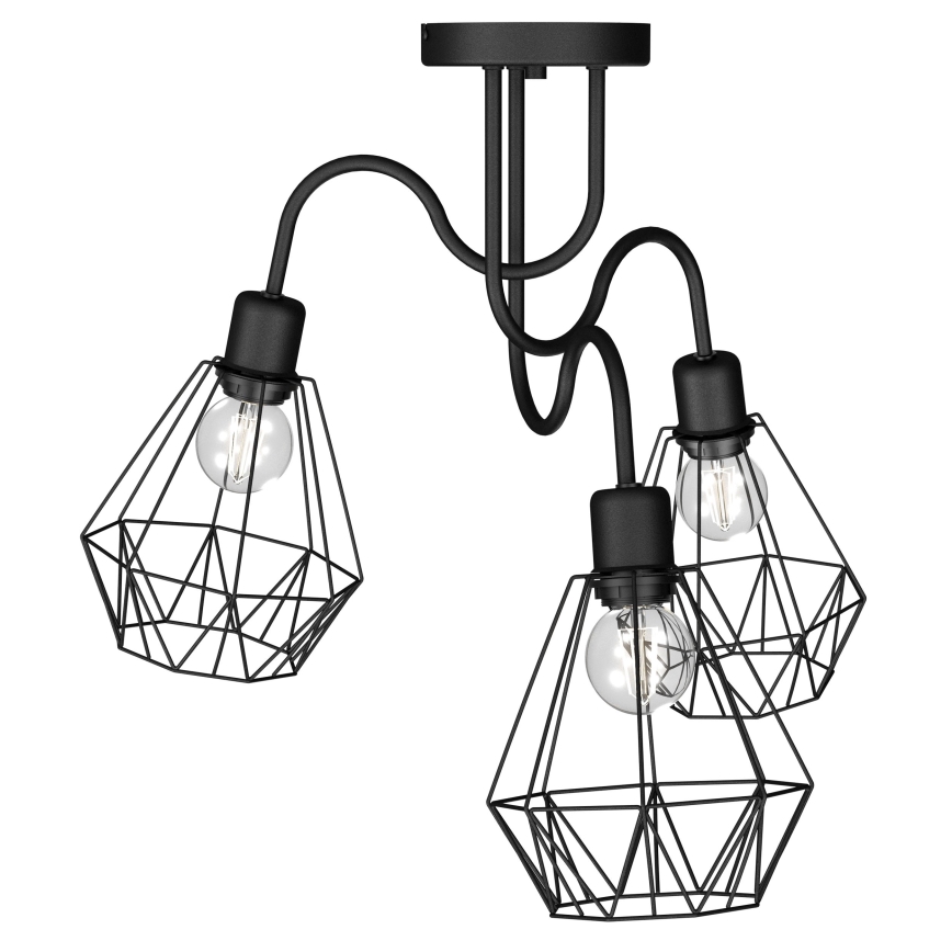 Lampadario a plafone BERGEN 3xE27/60W/230V