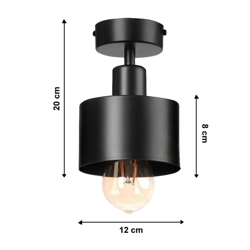 Lampadario a plafone BODO 1xE27/60W/230V