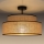Lampadario a plafone BOHO 1xE27/60W/230V beige