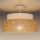Lampadario a plafone BOHO 1xE27/60W/230V bianco/beige