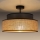 Lampadario a plafone BOHO 1xE27/60W/230V marrone/beige