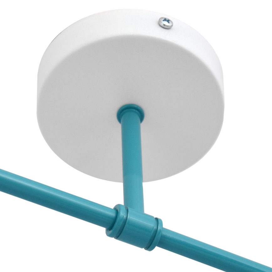 Lampadario a plafone CAMBRIDGE 2xE27/15W/230V blu