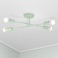Lampadario a plafone CAMBRIDGE 4xE27/15W/230V verde