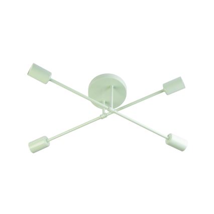 Lampadario a plafone CAMBRIDGE 4xE27/15W/230V verde