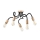 Lampadario a plafone CAMERON 5xE27/60W/230V faggio