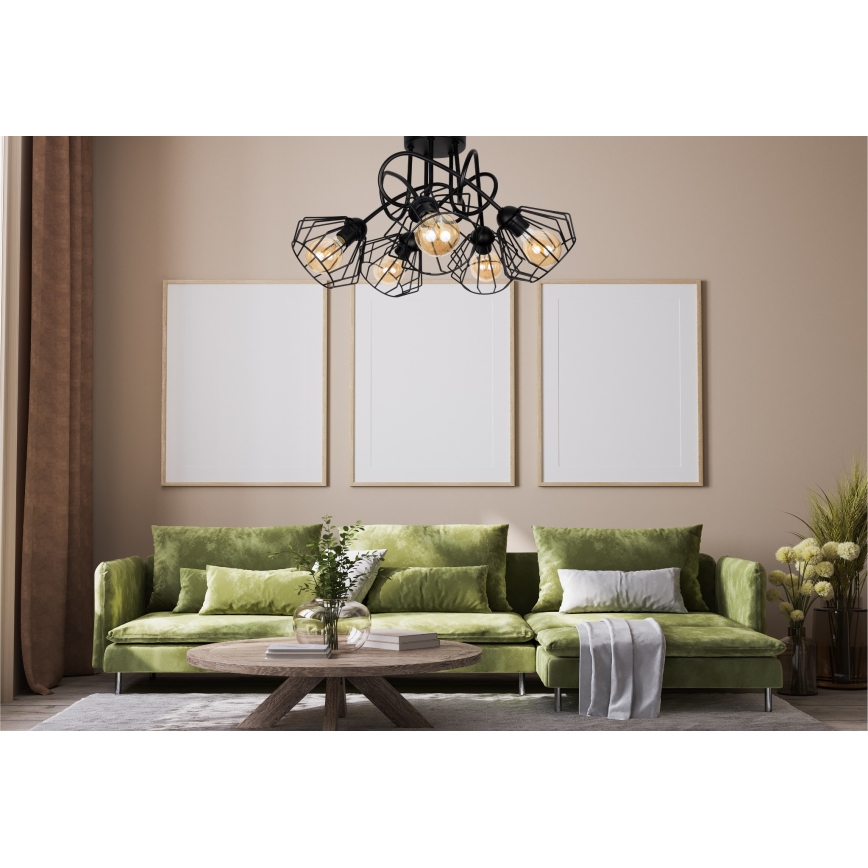Lampadario a plafone CEED 5xE27/60W/230V