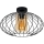 Lampadario a plafone CORRINI 1xE27/60W/230V diametro 34 cm nero/beige
