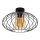 Lampadario a plafone CORRINI 1xE27/60W/230V diametro 34 cm nero/beige