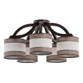 Lampadario a plafone CORTES 5xE27/60W/230V